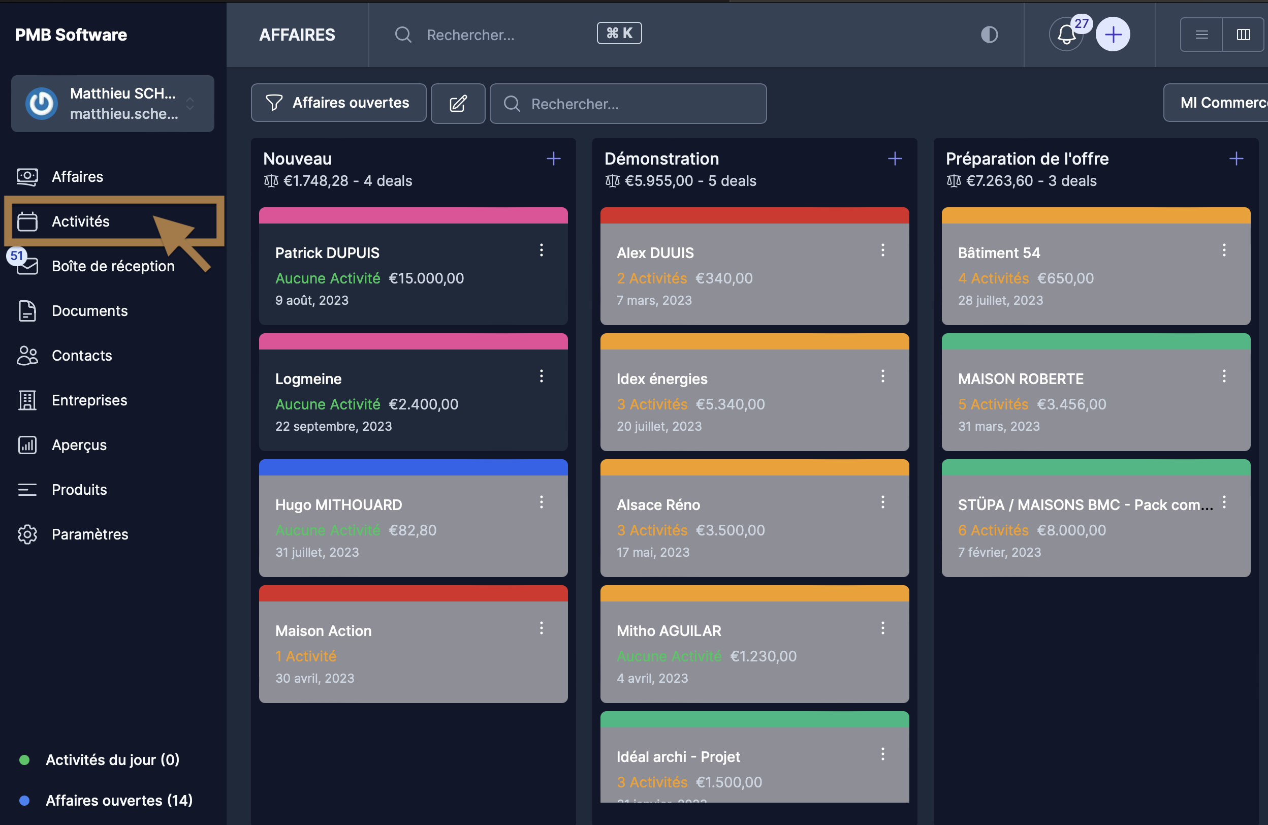 Qu’est ce qu’une « Affaire » dans Bati CRM?